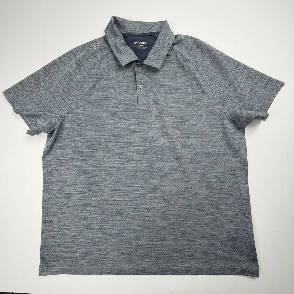 UNTUCKit Hannifer Polo Shirt Men's XL Regular Fit Short Sleeve - Picture 1 of 8